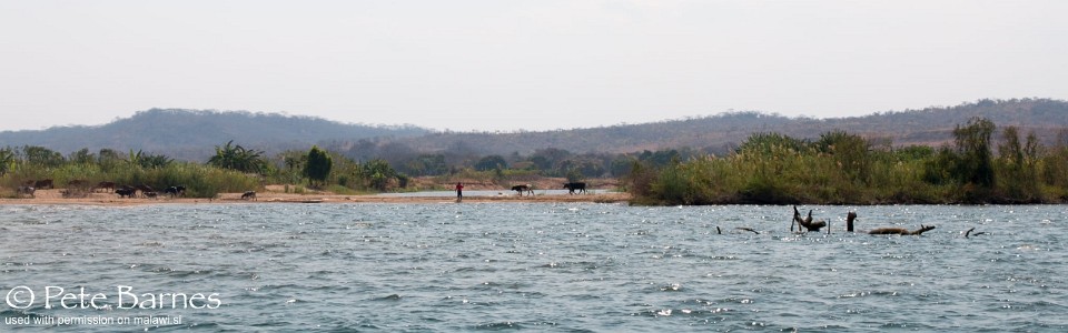 Nsinje River, Lake Malawi, Malawi